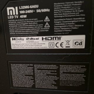 Smart TV Xiaomi L32M6-6AEU