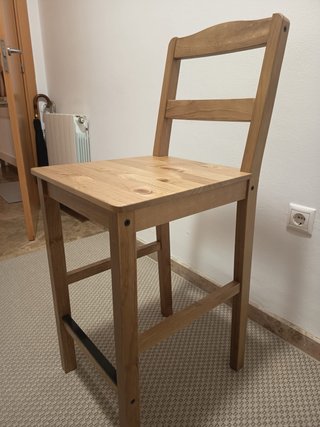 2 Taburetes altos de Madera Sin Estrenar