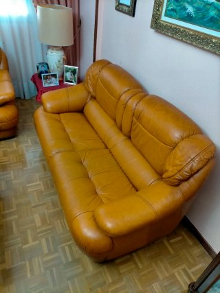 Limpieza y desinfección completa de sofás.