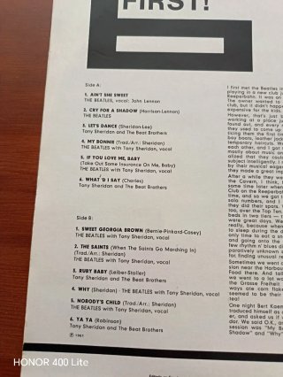 Vinilo The Beatles First! Hamburg 1961