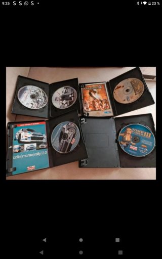 Lote 4 juegos PC: Tomb Raider, Colin McRae
