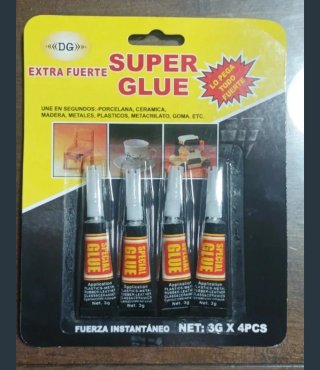 Super Glue Extra Fuerte (4uds) NUEVO