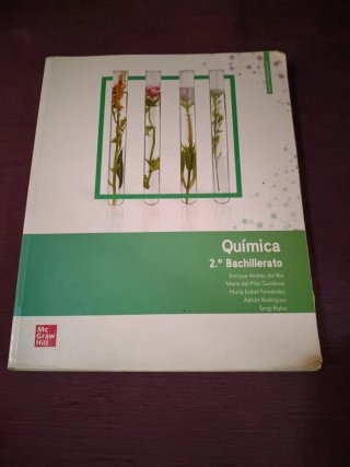 Química, 2o Bachillerato