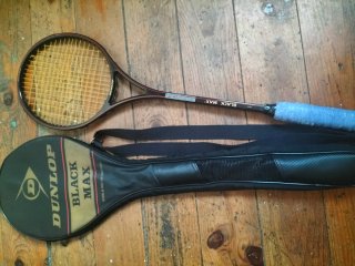 Racchette da squash Dunlop Black Max con custodia