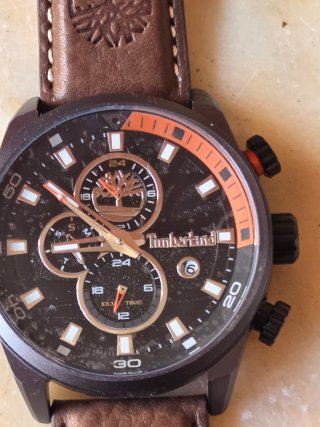 Orologio da uomo Timberland marrone e nero,nuovo