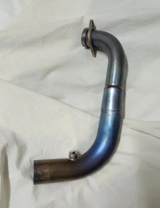 Colector completo de titanio para Kove 450 Rally