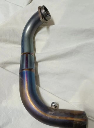 Colector completo de titanio para Kove 450 Rally