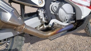 Colector completo de titanio para Kove 450 Rally