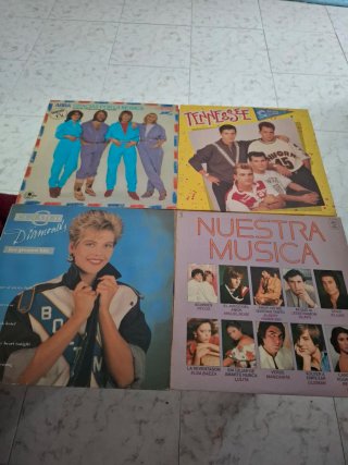 Lote Vinilos 7 Flamenco y Pop Rock Español