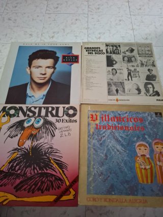 Lote Vinilos 7 Flamenco y Pop Rock Español