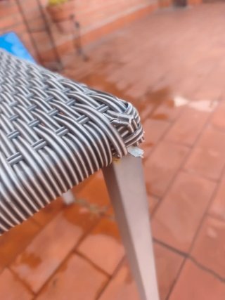 Sillas de terraza exterior ratán jardin