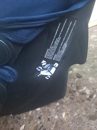 Silleta coche bebé grupo 0 a 13 kilos azul