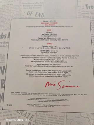 Vinilo Nina Simone - Emergency Ward! 1972