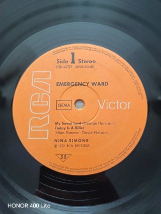 Vinilo Nina Simone - Emergency Ward! 1972