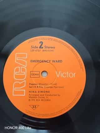 Vinilo Nina Simone - Emergency Ward! 1972
