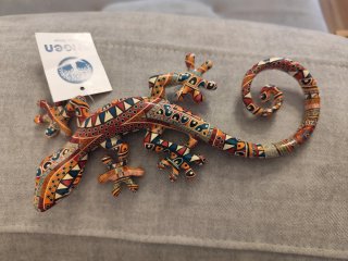 Gecko Salamandra decorativo Origen