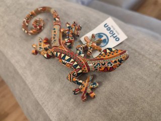 Gecko Salamandra decorativo Origen