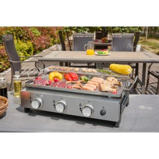 Barbacoa Gas 3 Quemadores con Plancha