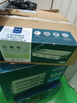 Barbacoa Gas 3 Quemadores con Plancha