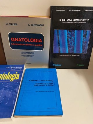 lotto 16 libri di odontoiatria e ortodonzia varia