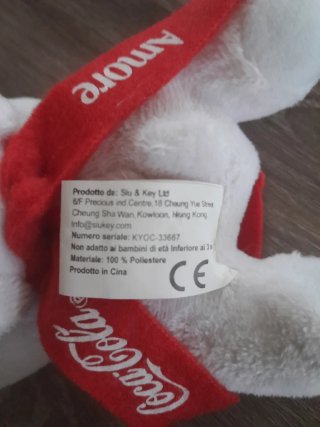 Peluche Coca-Cola Orso Amore