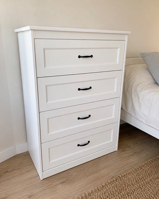 Cómoda IKEA SONGESAND Blanca 4 Cajones