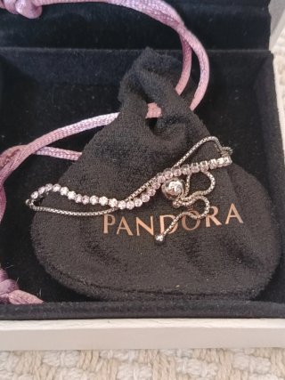 Pulsera Pandora Rosa Palo Sin Estrenar