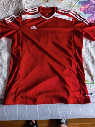 Camiseta Adidas Climalite Talla L Roja