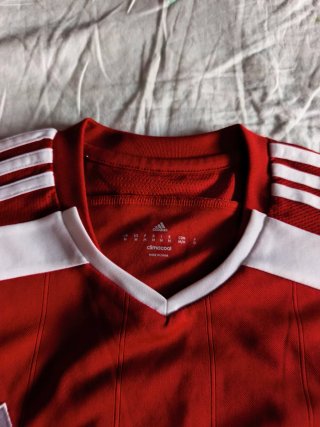 Camiseta Adidas Climalite Talla L Roja