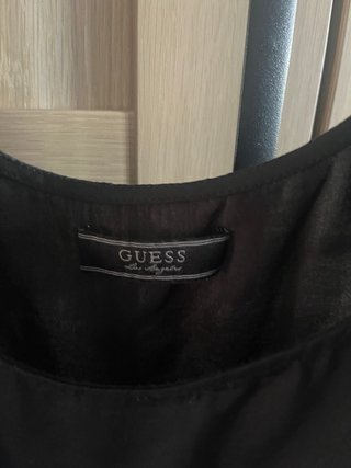 Abito Guess nero con dettagli grigi