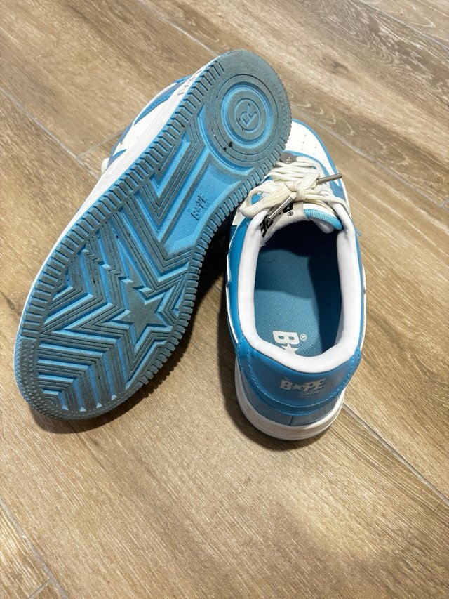 BAPE Bapesta Azul y Blanco