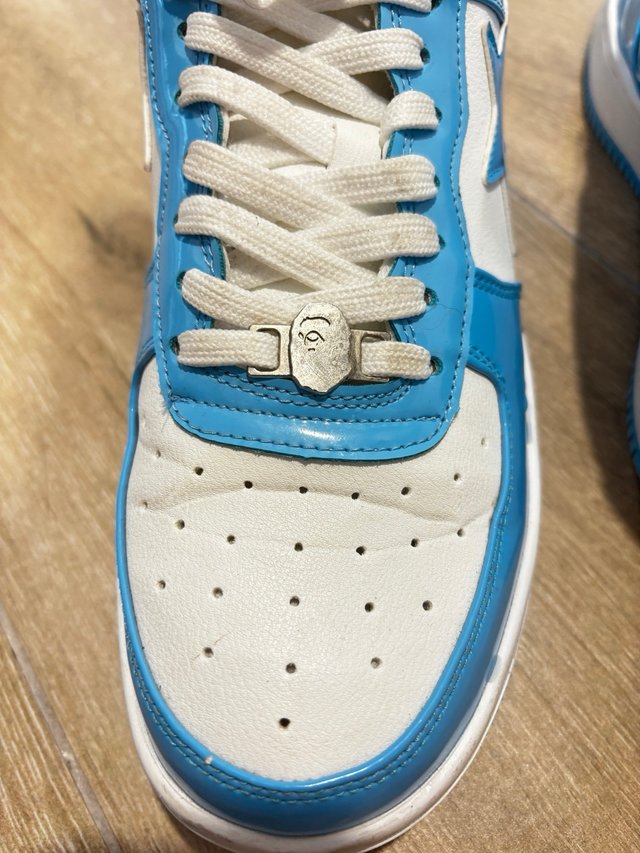 BAPE Bapesta Azul y Blanco