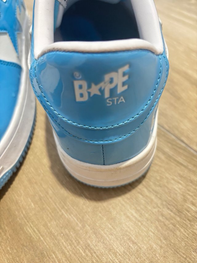 BAPE Bapesta Azul y Blanco