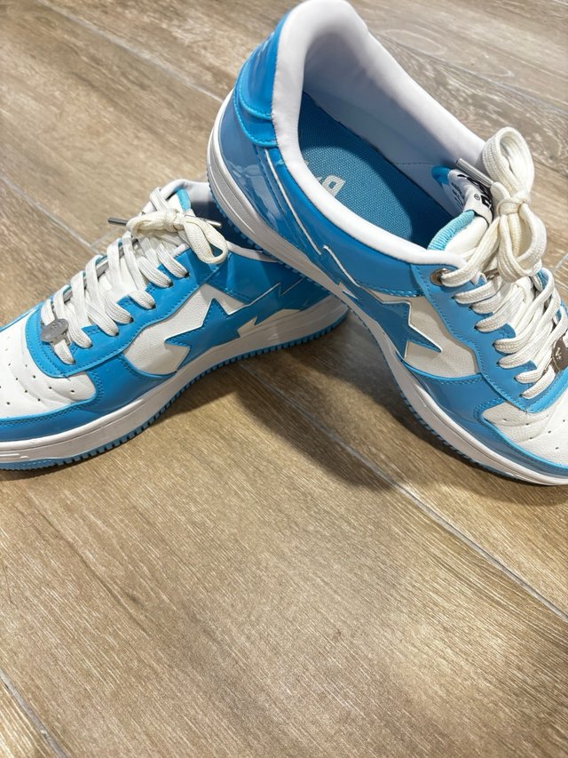 BAPE Bapesta Azul y Blanco