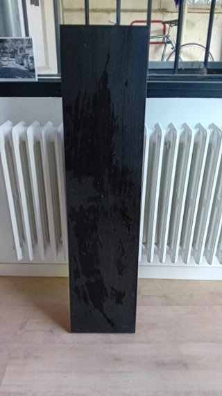 Balda LACK IKEA Madera Negra