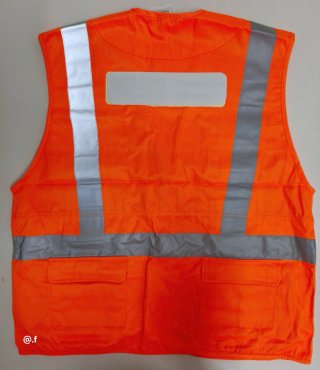 Gilet alta visibilità multitasche Arancione XL