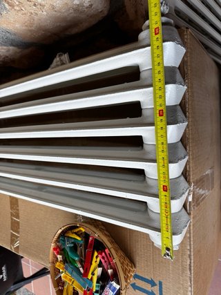 Radiador Hierro Fundido 5 Elementos ral 9010