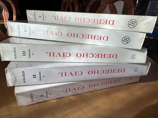 Lote libros Derecho civil