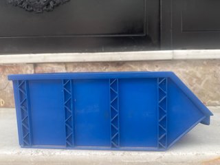 Cajones apilables azules