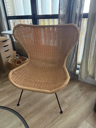 Sillón de mimbre sintético Sklum