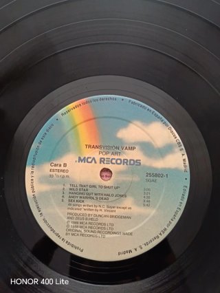 Vinilo Transvision Vamp - Pop Art (1988)