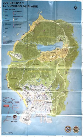GTA V PS3 Completo Con Mapa Original Manual GTA 5