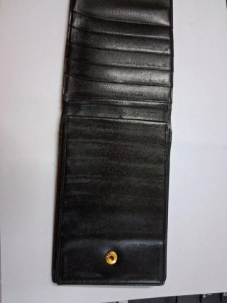 Portafoglio Montblanc vera pelle nero Cm 13
