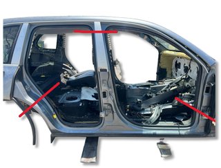 Corte Carrocería Porsche Cayenne 9PA (2003-)