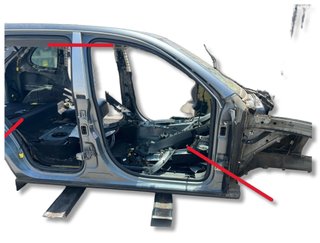 Corte Carrocería Porsche Cayenne 9PA (2003-)