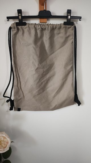 Mochila de lona con diseño geométrico