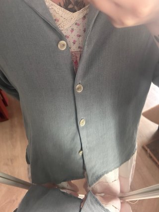 Camisa vintage azul