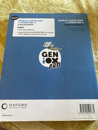 Lengua castellana y literatura II. Libro del es...