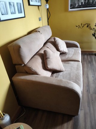 Sofá Cama Beige 1.96m x 1m