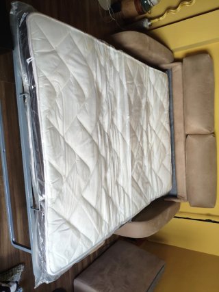 Sofá Cama Beige 1.96m x 1m
